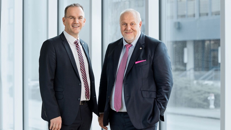 Peter Selders, CEO del Grupo, y Matthias Altendorf, presidente del Consejo de Administración.