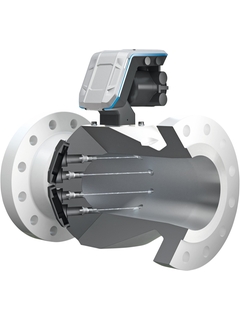 imagen del caudalímetro por ultrasonidos FLOWSIC600-XT: vista del interior