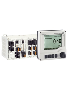 Liquiline CM44P - Transmisor para raíl DIN para fotómetros de proceso y sensores Memosens