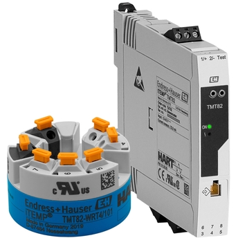 SIL certified temperature transmitter iTEMP TMT82 for thermocouple, RTD and other input signals iTEMP TMT82 temperature transmitter with HART® communication