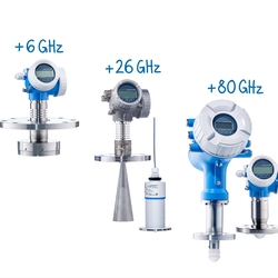 Portfolio completo de equipos de nivel por radar de Endress+Hauser