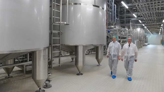 Centro de producción para el fraccionamiento de suero y leche