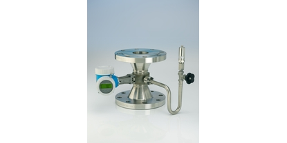 Prowirl F200 con unidad de medición de presión montada para gases y vapor (permite un giro de 360°)