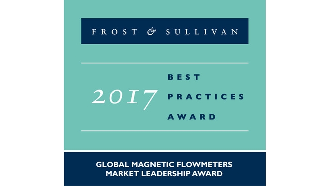 Endress + Hauser fue reconocido con el Premio al Líder Global para caudalímetros electromagnéticos