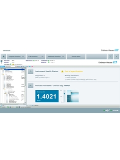 DeviceCare - Panel de información DTM: DTM (Gestor de tipo de dispositivo) integrado en DeviceCare