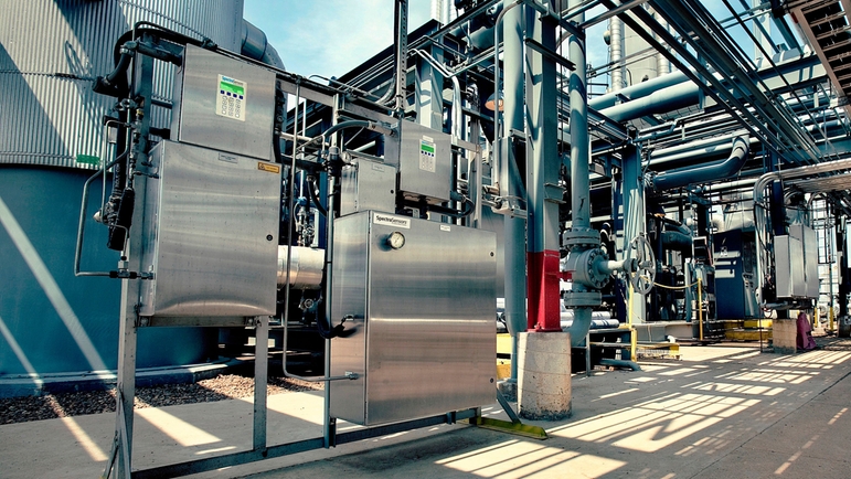 Analizador de gas TDLAS instalado planta exterior