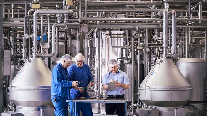 Servicios de calibración fiables en Milchwerke Schwaben