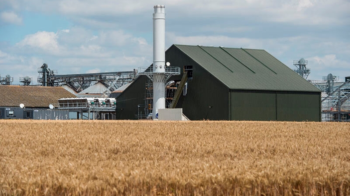 La planta combinada de energía y calor de Yelo Planta