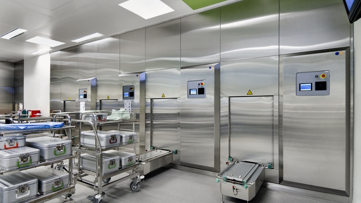 Autoclaves sanitarias que realizan una esterilización a temperaturas elevadas mediante vapor saturado