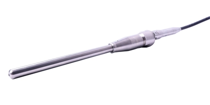 Imagen del producto: sonda Raman Rxn-40 max orientada hacia la esquina frontal inferior, vista de longitud completa