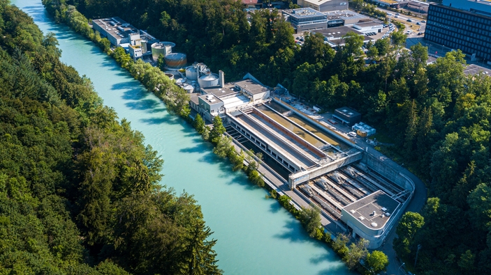 Plan de tratamiento de aguas residuales en Suiza