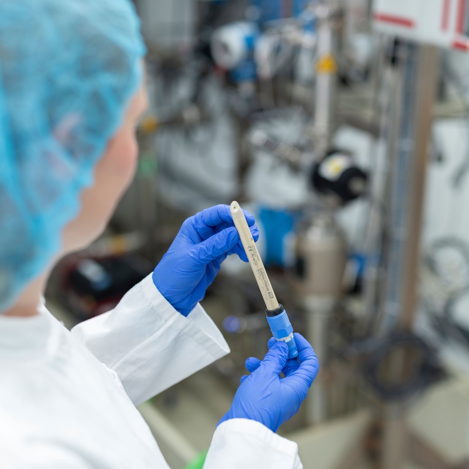 Los sensores ISFET irrompibles están especialmente indicados para medir el pH en la industria alimentaria.