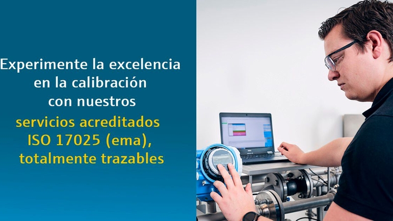 Experimente la excelencia en la calibración con nuestros servicios acreditados ISO (ema), totalmente trazables.