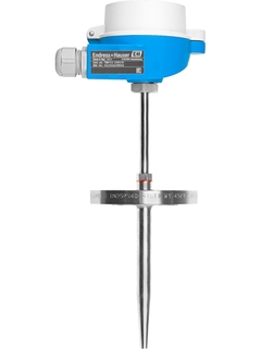 Sensor de temperatura industrial con conexión a proceso por brida