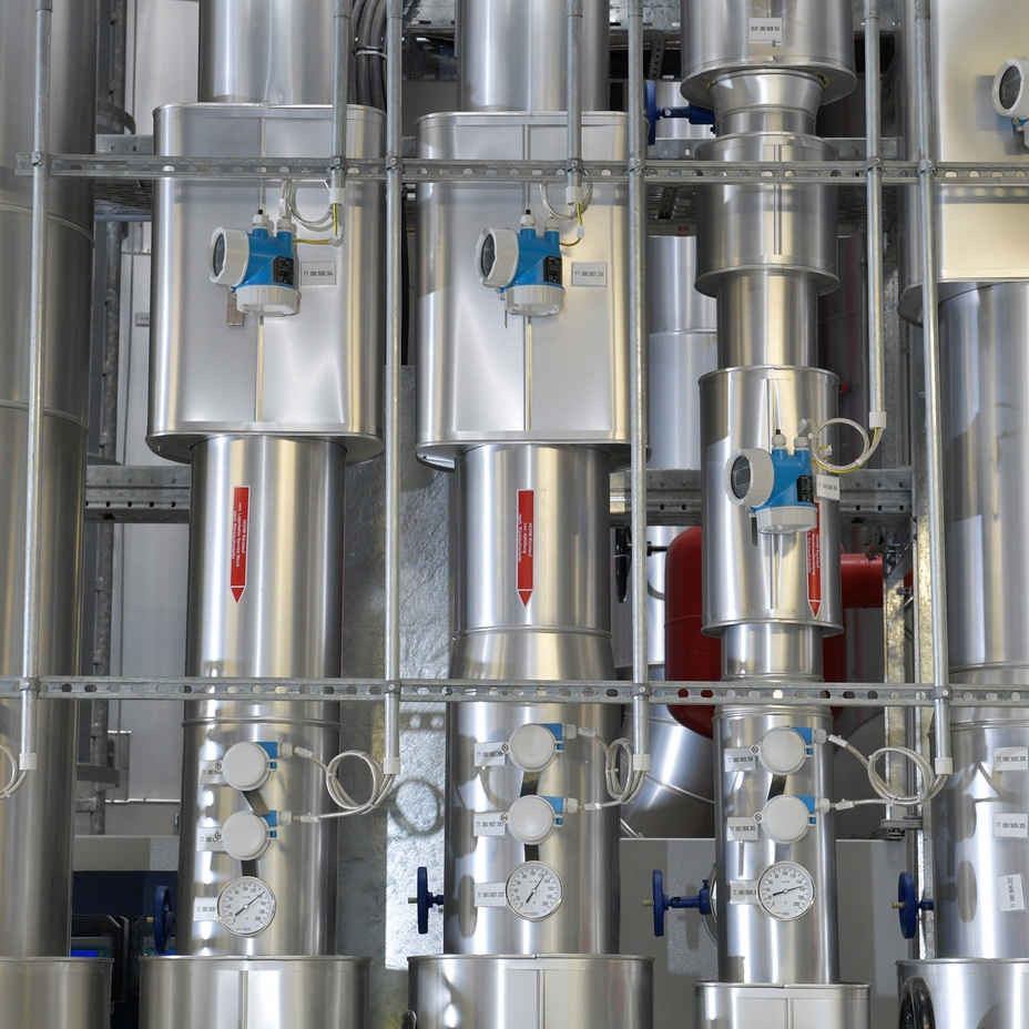 Tecnología de medición para el proceso de generación y distribución de vapor